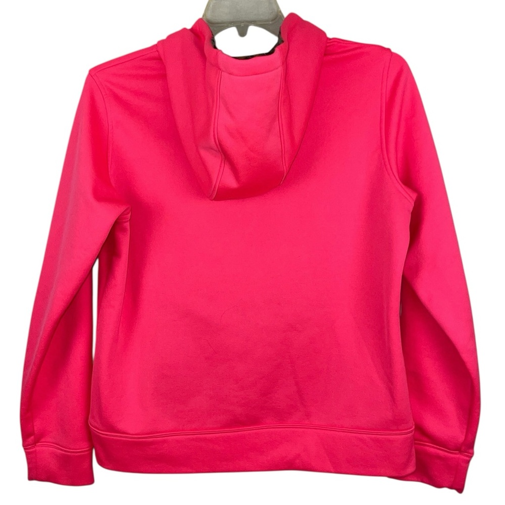 Under Armor Coldgear pink & camo hoodie. Size large GUC-see photos - Picture 2 of 11